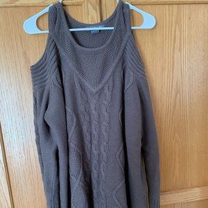 Kate & Mallory Cold Shoulder Knit Sweeter